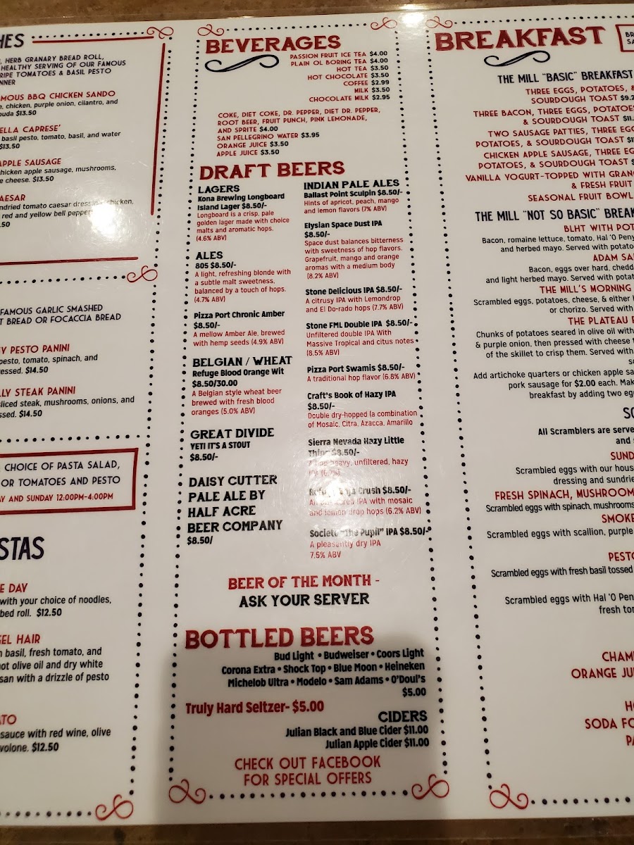 The Mill Restaurant Menu - Image 5