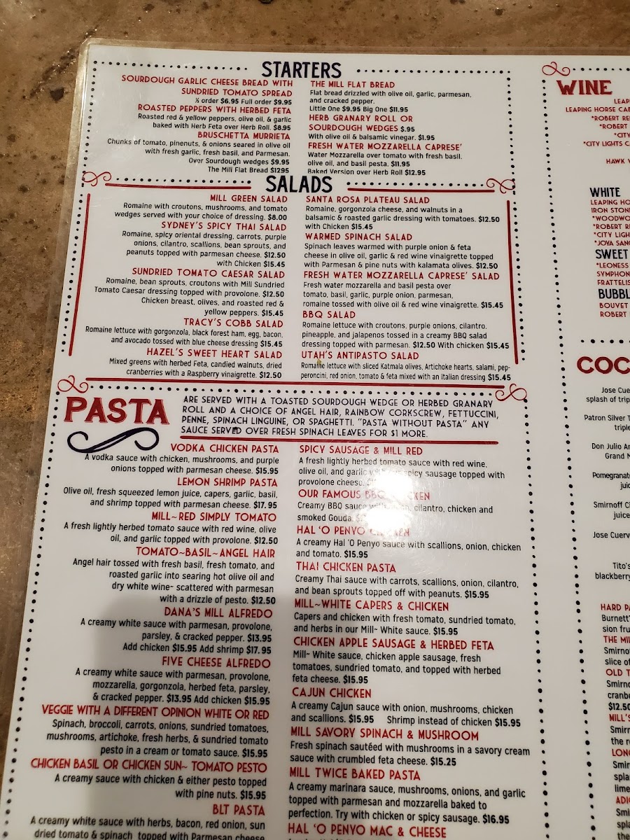 The Mill Restaurant Menu - Image 6